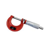 Ensemble de micromètres, 0-25/25-50 50-75/75-100 mm 0-1 1-2 2-3 3-4 pouce 0,0001 "Gauge à l'extérieur Diamètre Micrométrique Micromètre Tool avec mini clé pour le bricolage/la maison(0-1inch)