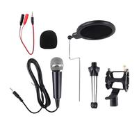 Ensemble de microphone à condensateur d'ordinateur haute fidélité pour la maison et le streaming en utilisant 30 Hz - 15 kHz