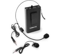 Ensemble de microphones de poche - VONYX - BP10 - Sans fil - 3 pièces - Fréquence 863.100 MHz