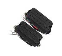 Ensemble De Micros Pour Manche Et Pont De Guitare Électrique 2 Pièces Alnico 5 Hue Coil Bk/White Micros Électriques Professionnels Pour Guitare(Bk 7K and 8K)