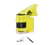 Ensemble de microscope portable pour enfants avec grossissement 10x, 30x, 60x et clip pour smartphone, idéal pour les aventures