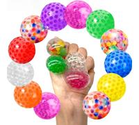 Ensemble de mini balles anti-stress souples de 1,3 pouce, jouets sensoriels à presser pour soulager l'anxiété et le stress, pour enfants et adultes Romdon 40 Pcs