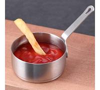 Ensemble de Mini Bols à Sauce en Acier Inoxydable Parfait pour les Condiments et les Trempettes, pour la Maison ou les Restaurants, 100 Ml, comme illustré, Lot de 1