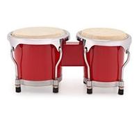 Ensemble de Mini-Bongos par Gear4music, Rouge