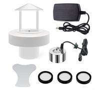 Ensemble de mini brumisateur efficace avec protection anti-éclaboussures et 3 disques de rechange pour créer des atmosphères captivantes