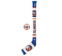 Ensemble de mini btons de hockey souples des Islanders de New York de la LNH - Ensemble de mini btons et de balles de hockey en mousse souple -