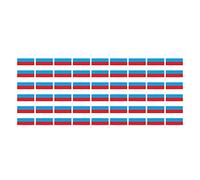 ensemble de mini drapeaux - Pack lisse - 20x12mm - autocollant - Fédération Russe -Bannières - modélisme, voiture, bureau, maison, école - 54 Stück