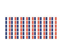 ensemble de mini drapeaux - Pack lisse - 20x12mm - autocollant - La France -Bannières - modélisme, voiture, bureau, maison, école - 54 Stück