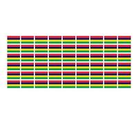 ensemble de mini drapeaux - Pack lisse - 20x12mm - autocollant - Maurice -Bannières - modélisme, voiture, bureau, maison, école - 54 Stück