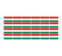 ensemble de mini drapeaux - Pack lisse - 33x20mm - autocollant - Hongrie -Bannières - modélisme, voiture, bureau, maison, école - 24 Stück