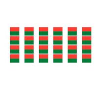 ensemble de mini drapeaux - Pack lisse - 33x20mm - autocollant - Madagascar -Bannières - modélisme, voiture, bureau, maison, école - 24 Stück
