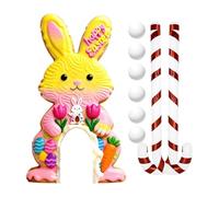 Ensemble De Mini Golf,Activités De Pâques Portables, Terrain De Golf Festif Avec Batte Et Balles - pour Fêtes et Réunions Familiales à La Maison Salon Chambre et Salle Jeux