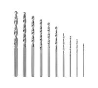 Ensemble de Mini-perceuses à Main 1/10/11 pièces avec 10 forets hélicoïdaux en Acier Rapide, Support, Double mandrin, perceuse à Main, Petit étau à Broche