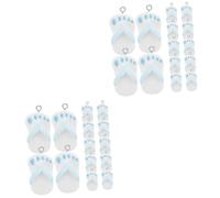 Ensemble de mini perles à genoux paresseux charme sandales fermoir clé perles de disque pour bijoux pendentifs grand anneau autocollants gemme