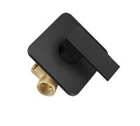 Ensemble De Mise À Niveau De L'appareil De Bain Carré Substance En Bronze De Qualité Supérieure Finition Noire Mate Plan Immunitaire Contre L'humidité Processus D'installation Simpliste Accessoires De