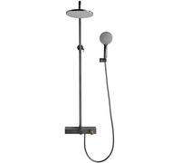 Ensemble de mitigeur de système de Robinet de Douche, mitigeur de Douche exposé, système de Douche avec Remplissage de Baignoire en Cascade, Pomme de Douche de 10", vanne d'inversion en