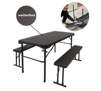 Ensemble De Mobilier De Camping 3 Pièces Pour Fête Avec Table Et Banc