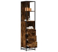 vidaXL Armoire de salle de bain chêne sonoma 35x37,5x166 cm Marron G