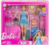 Ensemble De Mode Barbie Avec Poupée Et Placard HPL78 (BARBIE)