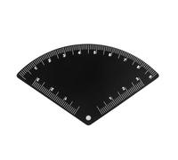 Ensemble de modelage de sourcils à double usage avec guides de mesure et pochoirs d'alignement, design portable pour maquillage symétrique, carte de mise en forme rapide des sourcils
