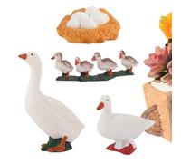 Ensemble De Modèles Biologiques du Cycle De Croissance du Canard, Jouets Éducatifs en Forme De Canard pour Enf-Ants, Jouet d'apprentissage Cycle De Vie, Outils Pédagogiques Interactifs Préscolaires