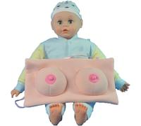 Ensemble de modèles d'allaitement réalistes de 60 cm - Modèle 2 en 1 for les soins du nourrisson et les soins du sein for la formation et l'éducation en soins infirmiers