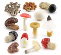 Ensemble De Modèles De Simulation De Champignons,Jouets Éducatifs Montessori Pour Enfants,Jeu D'enseignement Des Sciences - Type D