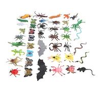 Ensemble de Modèles D'insectes Dinosaures Hautement Simulés pour Le Jeu Imaginatif des Enfants, Matériau PVC 43 Pièces (Ensemble Animal Dinosaure 43 pièces)