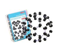 Ensemble de modèles moléculaires d'isotopes de carbone avec assemblage | Modèle facile à assembler pour améliorer l'apprentissage de la chimie, l'expérience d'apprentissage pratique pour les