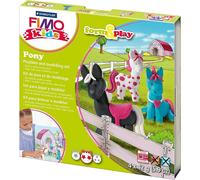 Ensemble De Modélisation Et De Jeu FIMO KIDS STAEDTLER Paquet De 4 Poneys