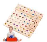 Ensemble de modules en bois, jouets d'empilement arc-en- en bois, arc-en- à la longue et robuste, tour arc-en- jouer à un jeu en acrylique, des concepts de capteurs pour garçons
