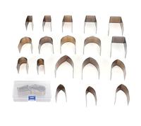 Ensemble de moisissures de punch en cuir - Dies de coupe en acier élevé en carbone, coupes rapides, opération facile pour fabrication en cuir et projets de bricolage, 18 pièces