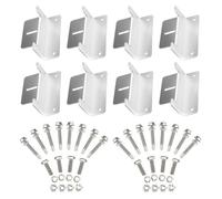 Ensemble de montage de panneau solaire haute résistance avec supports robustes en alliage d'aluminium pour un usage quotidien hors réseaux