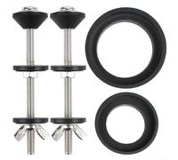 Ensemble de montage pour siège de toilette, kit de montage pour siège de toilette en acier inoxydable avec vis et joints, pièces de rechange pour réservoir de toilette