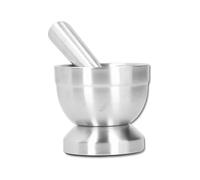 Ensemble de mortier et pilon en acier inoxydable, presse-ail manuel, broyeur, accessoire de cuisine (type 2)
