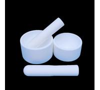 Ensemble de mortier et pilon en PTFE résistant à l'érosion - Bol de broyage résistant aux hautes températures 1 pièces(60x100mm)