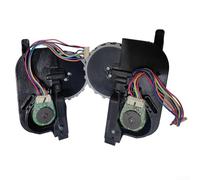 Ensemble de moteur de roue pour Samsung VR05R5050WK et pour aspirateurs robots Midea VCR08 MR09 - Pièces robotiques moteur électrique avec roues de pneus en plastique, installation facile (roue gauche