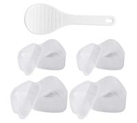 Ensemble de Moules à Boules de Riz pour Sushi 5 PièCes, Moule Onigiri Moule Sushi Onigiri Kit avec 1 Cuillère à Riz, Moule à Bento Triangle Onigiri Mold pour Boules de Riz Restaurant Camping Familial