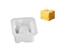 Ensemble de moules à fromage en silicone robuste de plusieurs tailles - Accessoire portable pour travaux manuels, fabrication de plâtre, travaux manuels