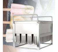 Ensemble de moules à glace en acier inoxydable, facile à nettoyer pour la maison, la cuisine et les magasins de desserts