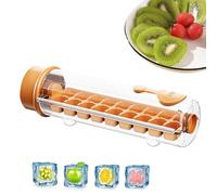 Ensemble de moules à glaçons, boîte carrée pour glaçons | Ensemble rotatif carré pour moules | Moules à glaçons Moules à glaçons Moules carrés pour glaçons pour jus, w