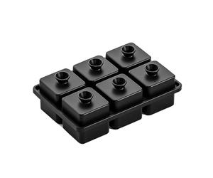 Ensemble de moules à glaçons en silicone pour créer des sphères gravées artistiques, idéal pour la maison, les pubs, les fêtes et la présentation de boissons, grands moules à cubes pour whiskies