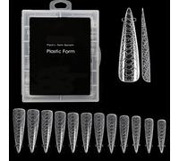 Ensemble de moules à ongles polyvalents pour moules en gel plein avec couverture complète en 12 tailles. Extension Convient aux amateurs de nail art