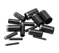 Ensemble de Moules à Poinçonner en Cuir, 15 Pièces de Poinçon Creux 1 à 15 Mm - Outil de Poinçonnage en Cuir Haute densité avec Bords Incisifs pour l'artisanat du Cuir Bricolage