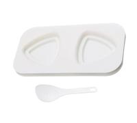 Ensemble de moules à riz avec moule à sushis, triangle, carré, rond, presse à riz, machine à sushis avec pelle à riz, idéal pour faire des boules de riz et des sushis, outils de cuisine pour une