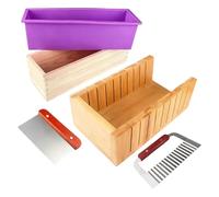 Ensemble de moules à savon - Production, moules à savon avec emporte-pièces | Ensemble de mouless à savonn en silicone pour le bricolage et les activités partagées avec les