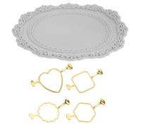 Ensemble de Moules à Sceaux de Cire en Métal pour Enveloppes | Kit de Scellement, Tapis en Silicone et Cuivre, Plusieurs Styles, pour Invitation, Présent, Vin Style Aléatoire