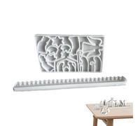 Ensemble De Moules Compte À Rebours Pour Noël - Moules En Silicone Pour Résine, Pâtisserie Et Travaux Manuels | Moule En Silicone Pour Calendrier De L'avent Avec Chiffres Et Symboles, Moule D'ornement