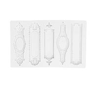 Ensemble de moules de cuisson en silicone de haute qualité, durables et réutilisables pour gâteaux, chocolat, fondant, savon, outils de cuisson de cuisine avec 5 designs uniques,