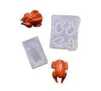 Ensemble de moules de cuisson en Silicone pour ailes de poulet, avec pièces détachables pour poupées et scènes miniatures, accessoires de maison modèle